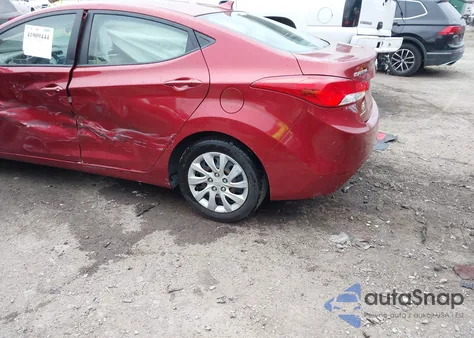 2013 Hyundai Elantra Gls z USA, uszkodzony, nr VIN 5NPDH4AE0DH228133